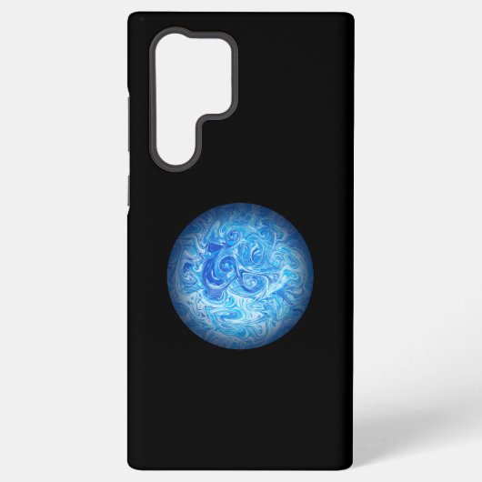 穏やかな潮の芸術 スマートフォンケース Samsung Galaxy S22 Ultra Galaxyケース (裏面)