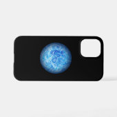 穏やかな潮流の流体アートiPhoneケース iPhone 12 Mini iPhoneケース (裏面横)