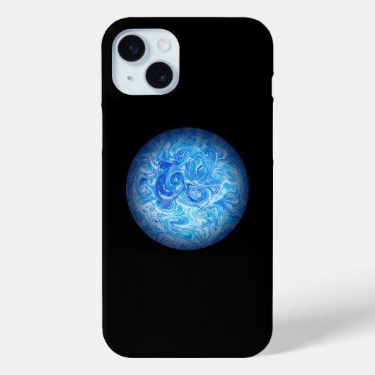 穏やかな潮流 フルイドアート スマホケース Case-Mate iPhoneケース (裏面)