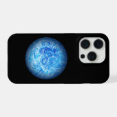 穏やかな潮流 フルイドアート スマホケース iPhoneケース (裏面横)