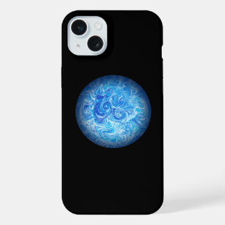 穏やかな潮流 フルイドアート スマホケース iPhone 15 PLUSケース