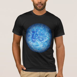 穏やかな潮流 フルイドアート Tシャツ