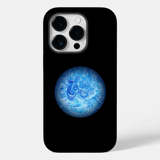 穏やかな潮流 流体アート スマホケース Case-Mate iPhoneケース (裏面)