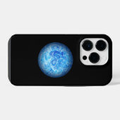 穏やかな潮流 流体アート スマホケース iPhoneケース (裏面横)
