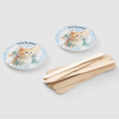 穏やかな猫 ハンドファン (組立なし)