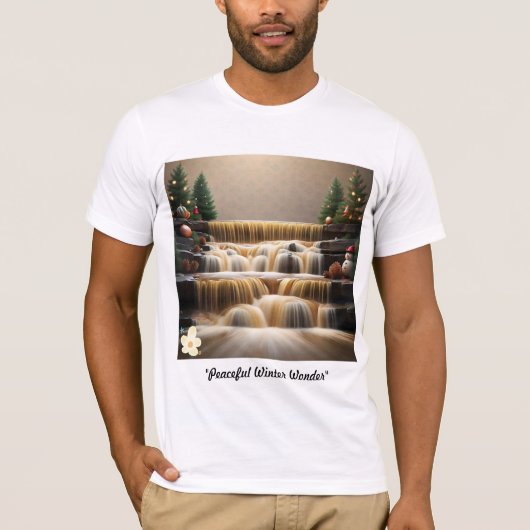 「穏やかな疑問に思冬」 Tシャツ (正面)