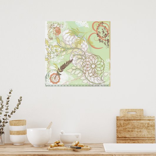 穏やかな目覚め ポスター (キッチン)