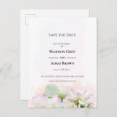 穏やかな睡蓮と蓮の日を保存 案内ポストカード (正面/裏面)