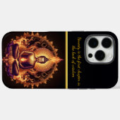 穏やかな瞬間に輝く仏。 Case-Mate iPhoneケース (裏面 (横))