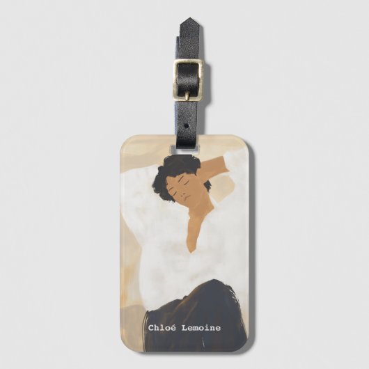 穏やかな瞬間 ラゲッジタグ (正面縦)