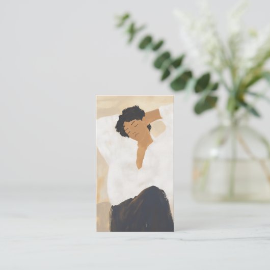 穏やかな瞬間 名刺 (スタンド正面)