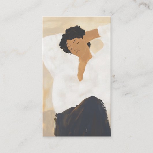 穏やかな瞬間 名刺 (正面)