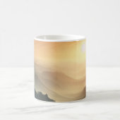 穏やかな砂漠 コーヒーマグカップ (中央)
