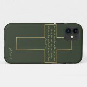 穏やかな祝福: パステル調のクリスチャン向けスマホケース Case-Mate iPhoneケース (裏面(横))