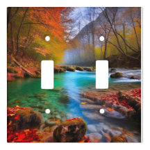 穏やかな秋の川景色