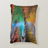 穏やかな秋の川景色 アクセントクッション (裏面(縦))