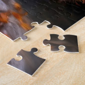 穏やかな秋の川景色 ジグソーパズル (側面)