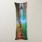 穏やかな秋の川景色 ボディピロー (裏面 (縦))