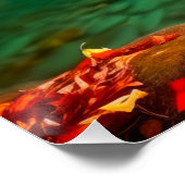 穏やかな秋の川景色 ポスター (コーナー)