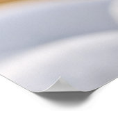 穏やかな穏やかなフクロウ野鳥 ポスター (角)