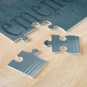 穏やかな穏やかな湖レッドカヌボート定年 ジグソーパズル (側面)