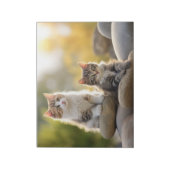 穏やかな穏やかな穏やかな猫の毛皮のペット ノートパッド (回転)