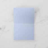 穏やかな空の抽象的手描きグリーティングカード サンキューカード (内部)