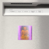 穏やかな紫色のオーラブッドマグネット マグネット (インサイチュ (食洗機))