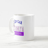 穏やかな結婚式を保って下さい コーヒーマグカップ (正面左)