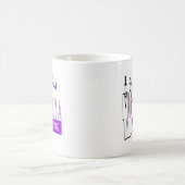 穏やかな結婚式を保って下さい コーヒーマグカップ (中央)