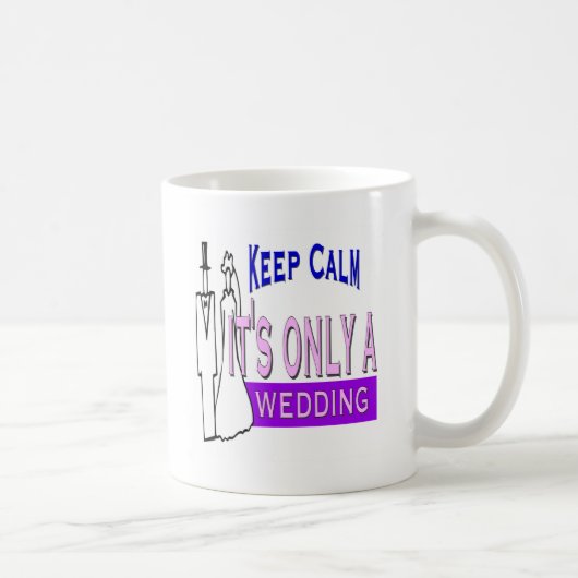 穏やかな結婚式を保って下さい コーヒーマグカップ (右)