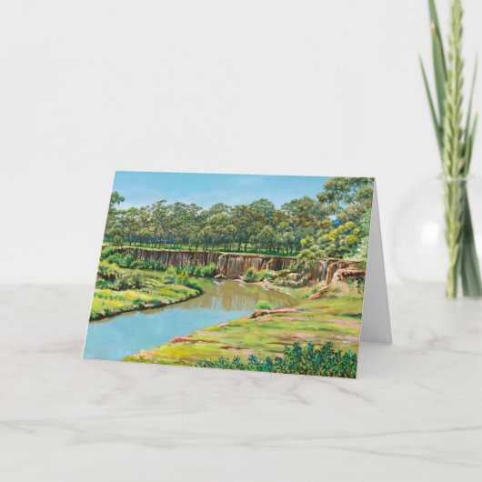 穏やかな絶頂の絶景 – Werribee South サンキューカード (正面)