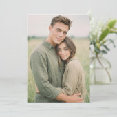 穏やかな緑の自然の写真 招待状 (スタンド正面)