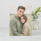 穏やかな緑の自然の写真 招待状 (スタンド正面)