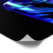 「穏やかな緑」 ポスター (角)