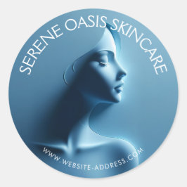 穏やかな美しいスキンケア、マッサージ、スパ ラウンドシール