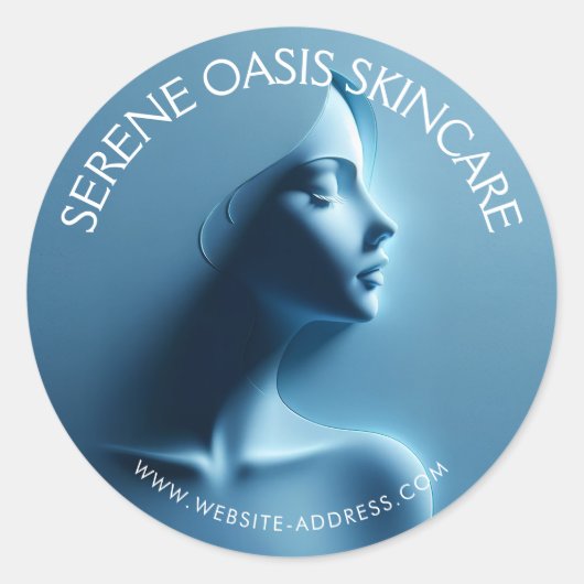 穏やかな美しいスキンケア、マッサージ、スパ ラウンドシール (正面)
