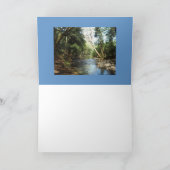 穏やかな美しい川 カード (内部)