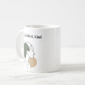 穏やかな自信 - ボヘミアン風マグカップ コーヒーマグカップ (正面左)