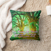 穏やかな自然の美学デザイン クッション (ブランケット)