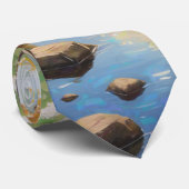 穏やかな自然シーン ネクタイ (ロール)