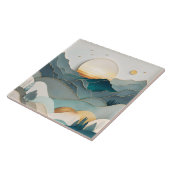 穏やかな自然セラミックタイル:ミニマルな風景 タイル (側面)