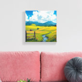 穏やかな自然 キャンバスプリント (インサイチュ (リビング))