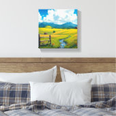 穏やかな自然 キャンバスプリント (インサイチュ (寝室))