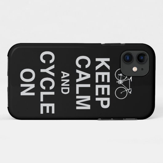 穏やかな自転車のiPhone 5の場合を保って下さい Case-Mate iPhoneケース (裏面(横))