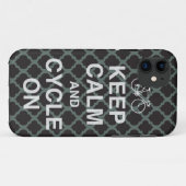 穏やかな自転車のiPhone 5の場合を保って下さい Case-Mate iPhoneケース (裏面(横))