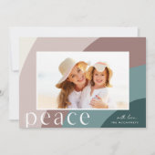 穏やかな色合い |横モダン写真 シーズンカード (正面)