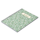 穏やかな花の調和 ノートブック (左側)