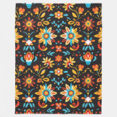 穏やかな花びらのパターン60x80フリースブランケット フリースブランケット (正面)