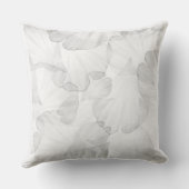 穏やかな花びら調和デザイン綿 クッション (裏面)